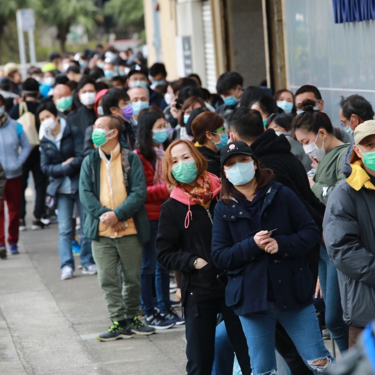Coronavirus: desperate scenes as 10,000 queue for masks at Hong Kong industrial estate | South China Morning Post