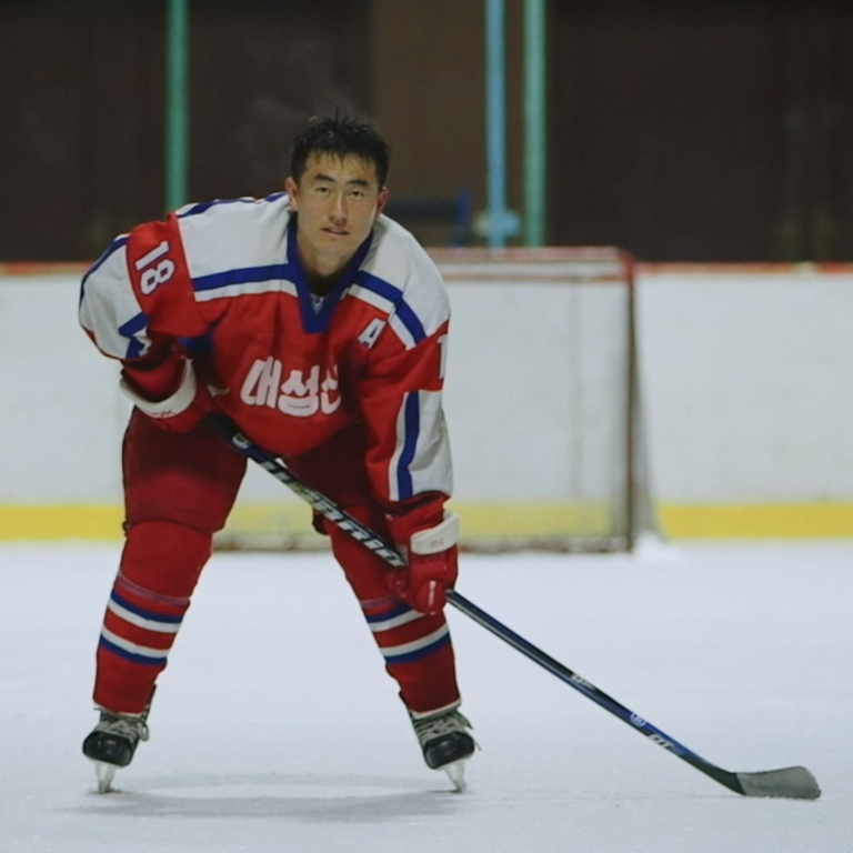 ice hockey a on jersey