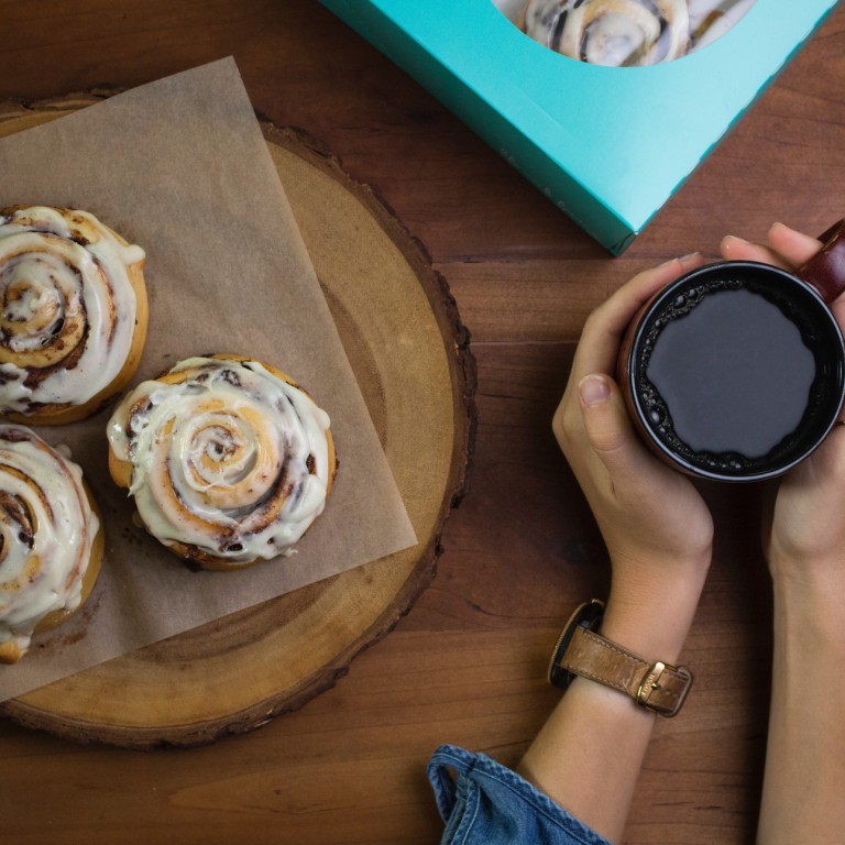 Cinnabon, one of America’s favourite guilty pleasures, has arrived in Hong Kong with the opening of a store at Olympian City in West Kowloon specialising in sticky and sweet cinnamon rolls.