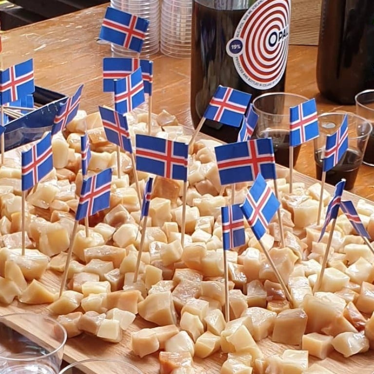 Would you take a bite of Iceland's infamous hákarl (fermented shark)? Photo: Instagram @antt1bee