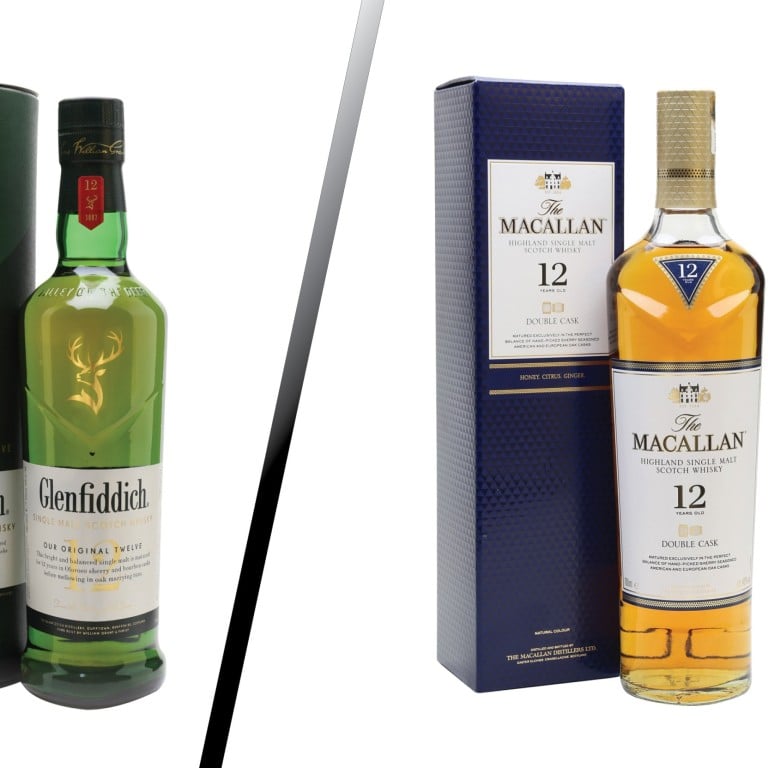 Which is the better entry-level whisky? Photo: Macallan and Glenfiddich