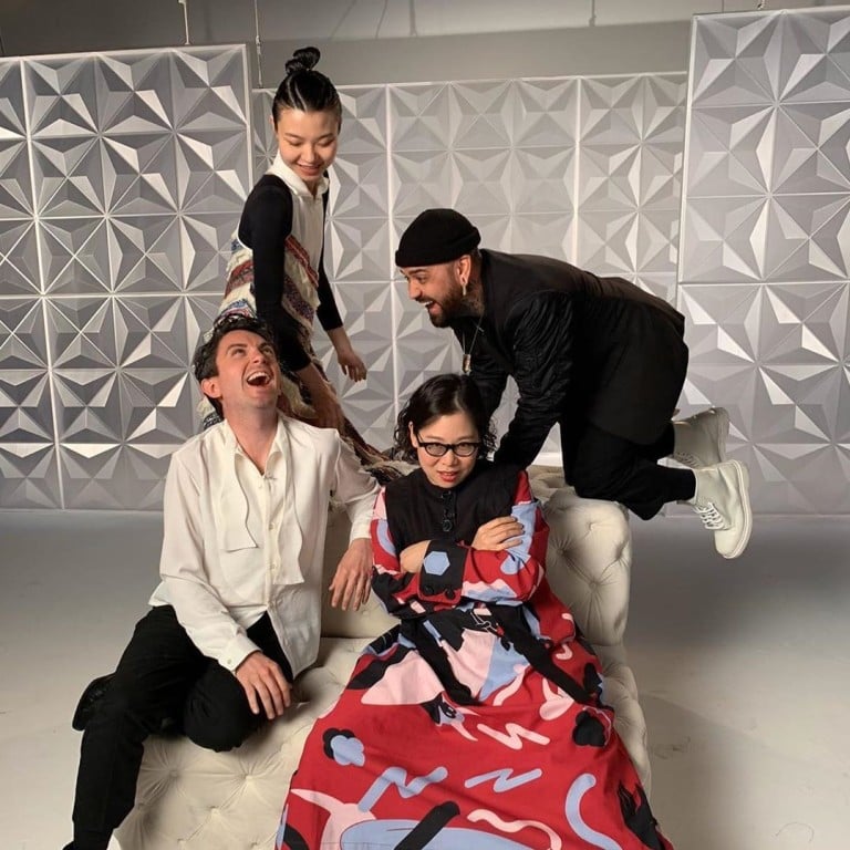 The stars of Netflix series Next In Fashion, with winner, South Korean participant Minju Kim, centre. Photo: @_himinju_/Instagram