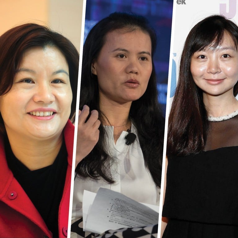 Zhou Qunfei, Lucy Peng Lei, Yang Luhan and Gong Haiyan are among the Chinese female entrepreneurs who prove gender shouldn’t be a barrier to business success. Photos: AFP/Bloomberg/Getty/Nick Otto
