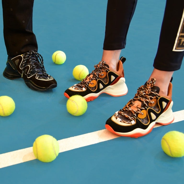 Fendi’s FFluid sneakers are a comfortable – and colourful – choice for a day on the tennis court. Photo: Fendi