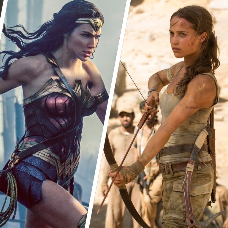 (From left) Hilary Swank in Million Dollar Baby; Gal Gadot in Wonder Woman; and Alicia Vikander in Tomb Raider. Image: SCMP