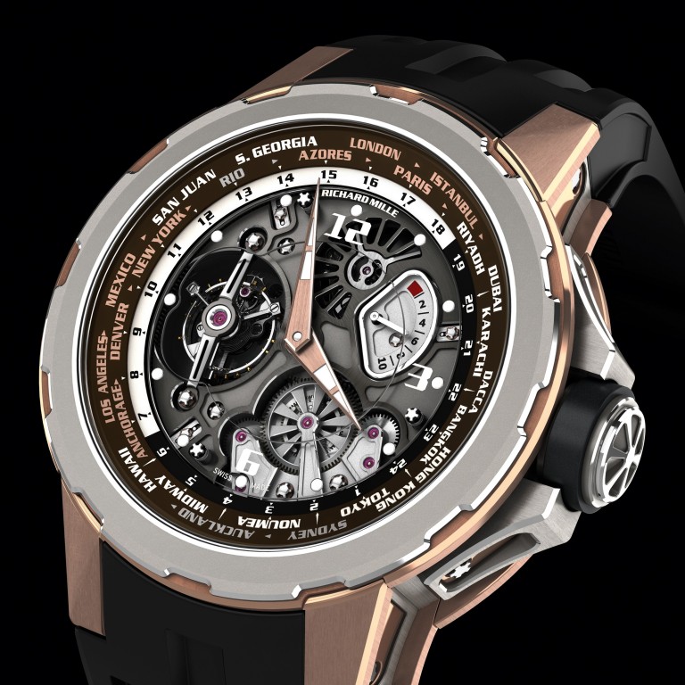 Richard Mille’s Tourbillon RM 58-01 World Timer Jean Todt Limited Edition is dedicated to the motorsports legend. Photo: Richard Mille