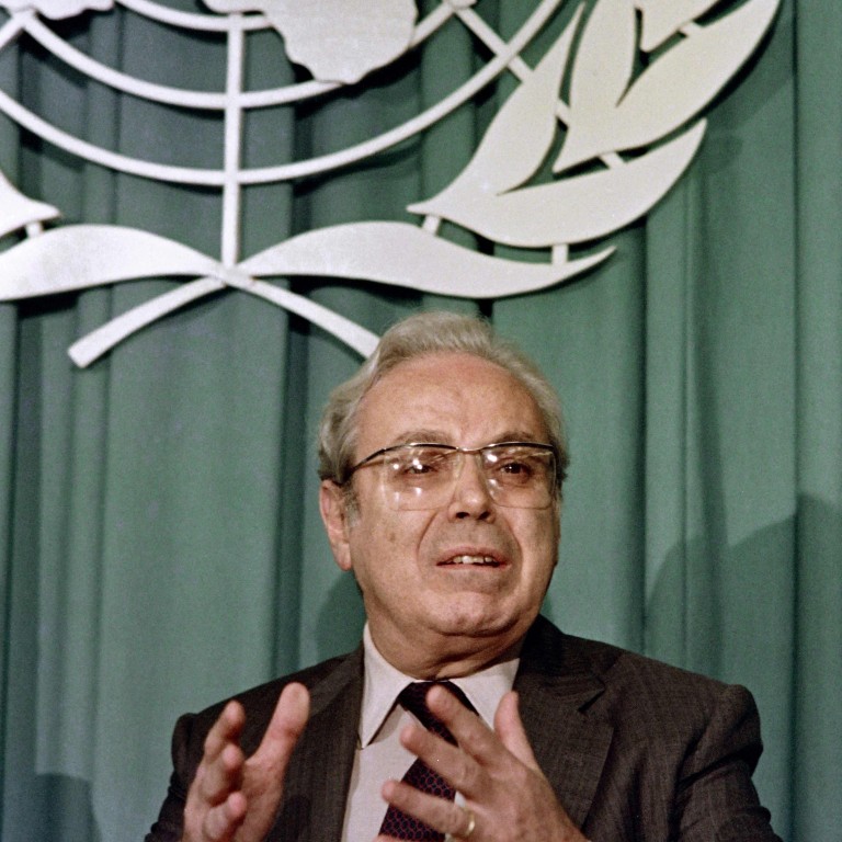 Former Un Secretary General Javier Perez De Cuellar Dead At 100 South China Morning Post