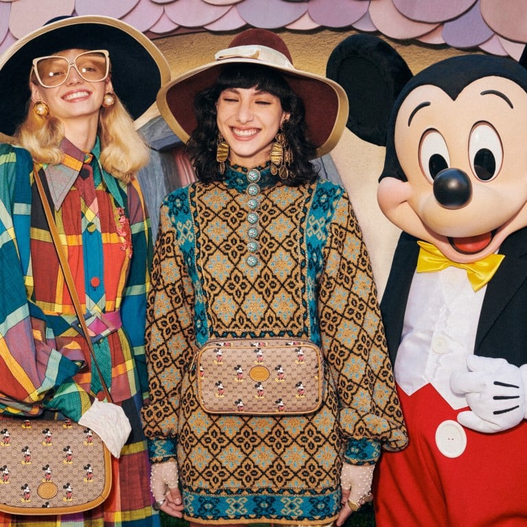 Feeling nostalgic? Check out Gucci’s vintage collection with Mickey Mouse and other brands' exclusive cartoon collaborations for a retro touch. Photo: Gucci