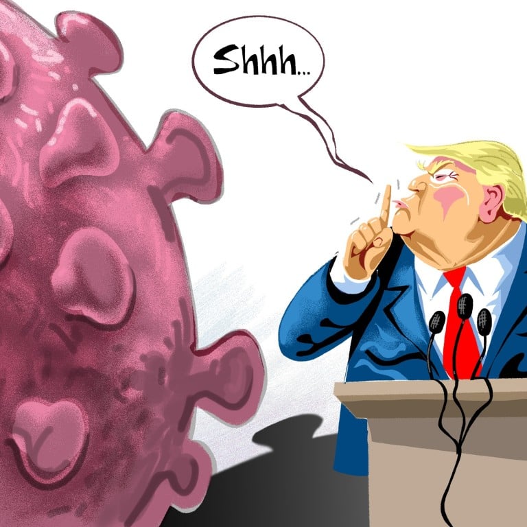 Coronavirus Vs Trump The Us President S Authoritarian Bluster Has Hit The Cold Hard Wall Of A Disease He Can T Control South China Morning Post
