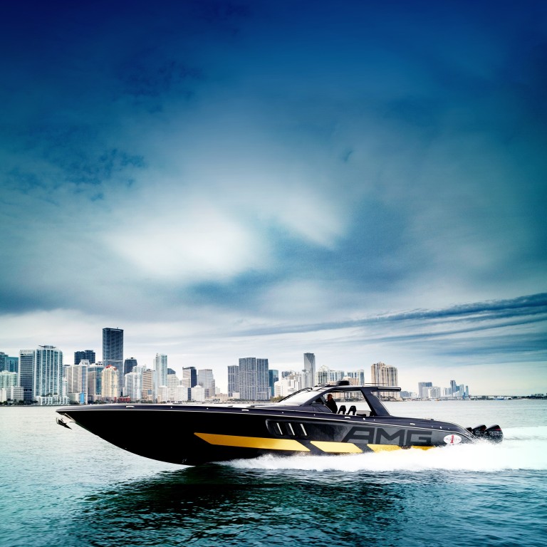 The 59’ Tirranna AMG Edition boasts bow and stern thrusters and a gyrostabiliser that decreases the yacht’s roll by about 80 per cent. Photo: Handout