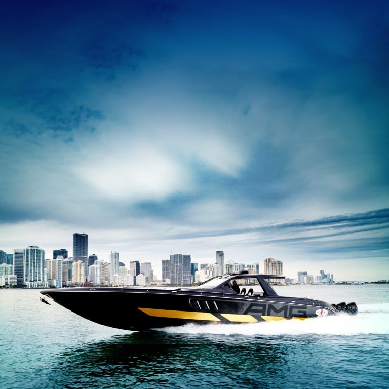 The 59’ Tirranna AMG Edition boasts bow and stern thrusters and a gyrostabiliser that decreases the yacht’s roll by about 80 per cent. Photo: Handout