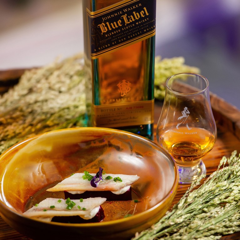 In Hong Kong, Johnnie Walker Blue Label has paired off with many of the city’s Michelin-starred menus. Photo: Johnnie Walker