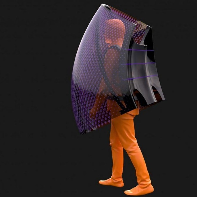 Sun Dayong is the designer of Be a Batman body shield meant to protect you from catching coronavirus and other diseases. Photo: Luxurylaunches