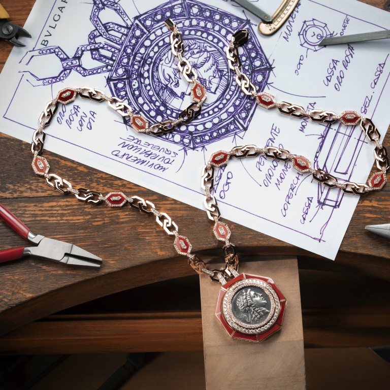 Pendant watches, like Bulgari’s Monete High Jewellery Pendant Secret Watch, are making a comeback. Photo: Bulgari