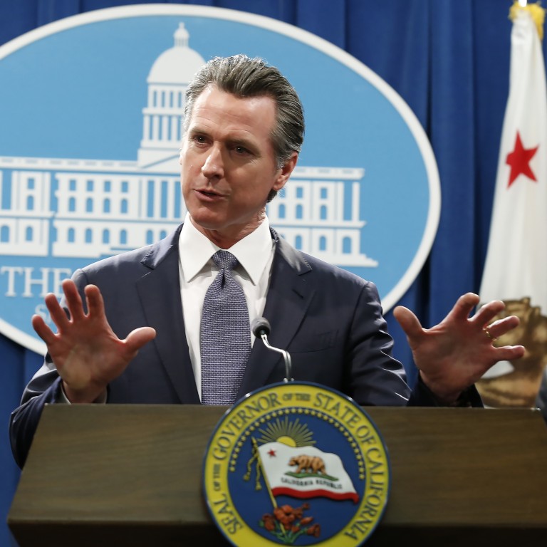 Coronavirus California Governor Gavin Newsom Orders All 40