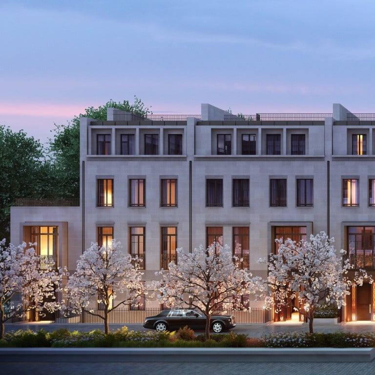 A night view of London’s Chelsea Barracks, one of a number of luxury residences targeting international investors. Photo: Chelsea Barracks