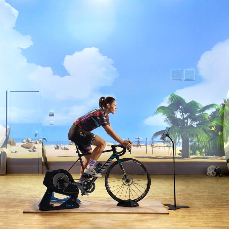 ride bicycle indoors