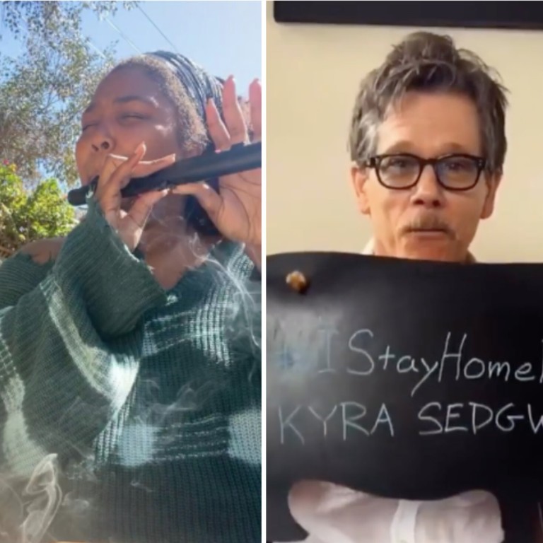 Eat, meditate, stay … check out what challenges celebrities are turning to during lockdown. Photo: Instagram