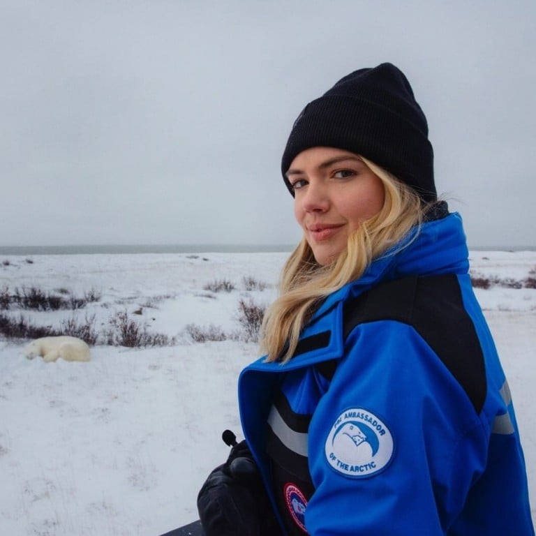 American model and actress Kate Upton in Canada Goose. Photo: instagram @canadagoose