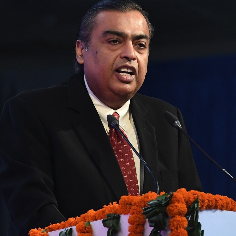 India’s richest man, Mukesh Ambani, chairman of Reliance Industries, may become even richer now that Facebook plans to invest in India. Photo: AFP