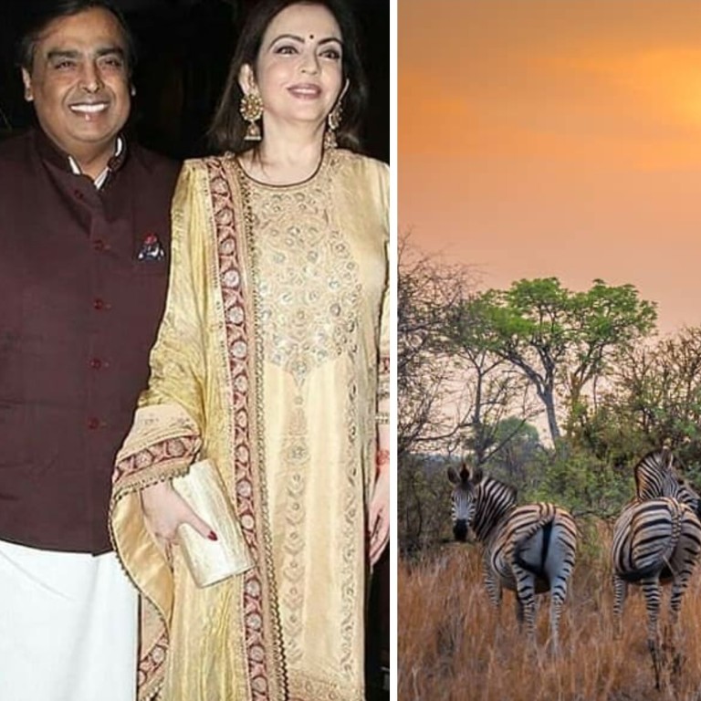 Asia’s richest man, Mukesh Ambani and his wife, Nita love their trips to South Africa’s Kruger National Park, with its plentiful wildlife. Photos: Instagram/@ambanifamily/ @krugernationalpark