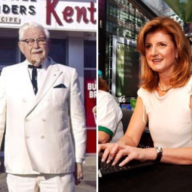 Betty White, Colonel Sanders, Ariana Huffington. Photos: Instagram