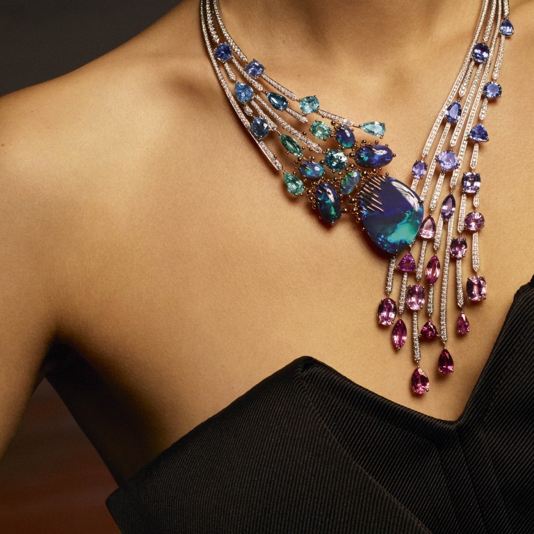 Chaumet’s Les Ciels de Chaumet Passages necklace take inspiration from the natural world. Photo: Chaumet