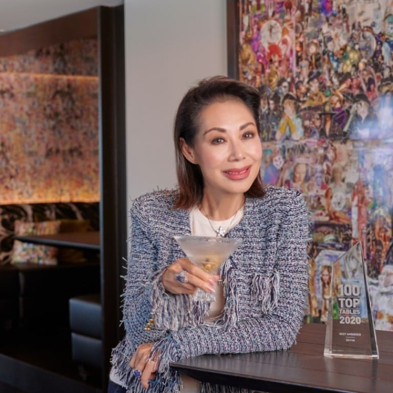 Bonnae Gokson’s Hong Kong restaurant Sevva was recently crowned winner of 100 Top Tables’ 2020 Best Ambience award. Photos: Sevva