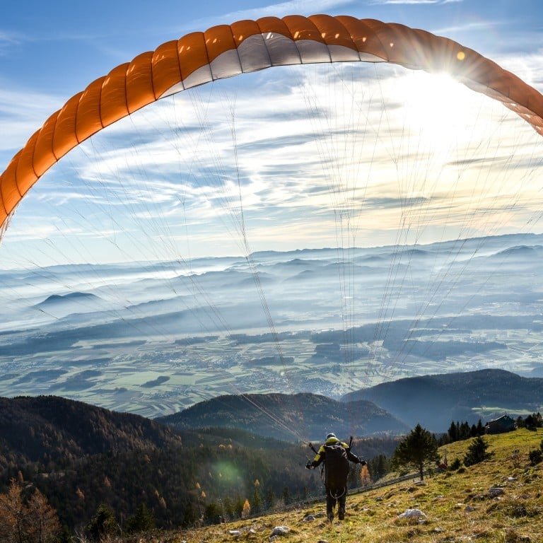 Paragliding in Slovenia is the ultimate adventure sport, offering a thrilling feeling of almost total abandon. Photo: Getty Images