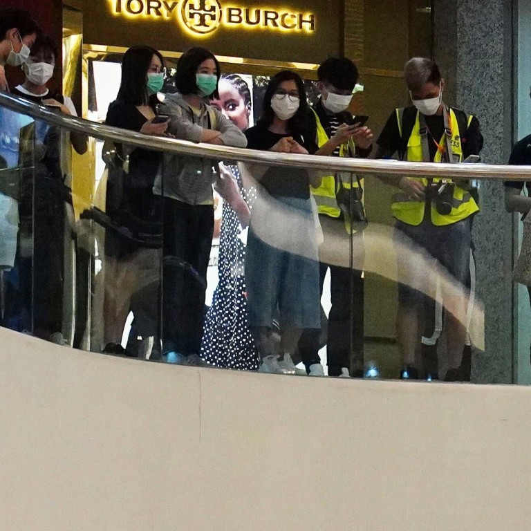 Protesters gather in Times Square on Wednesday evening. Photo: Sam Tsang