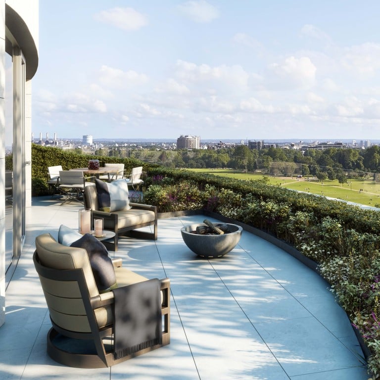 Research suggests that being able to look at a park from your home might make your property worth more. This should be comforting news to owners of properties at The Bryanston, Hyde Park where they can look out onto the London park. Photo: Almacantar