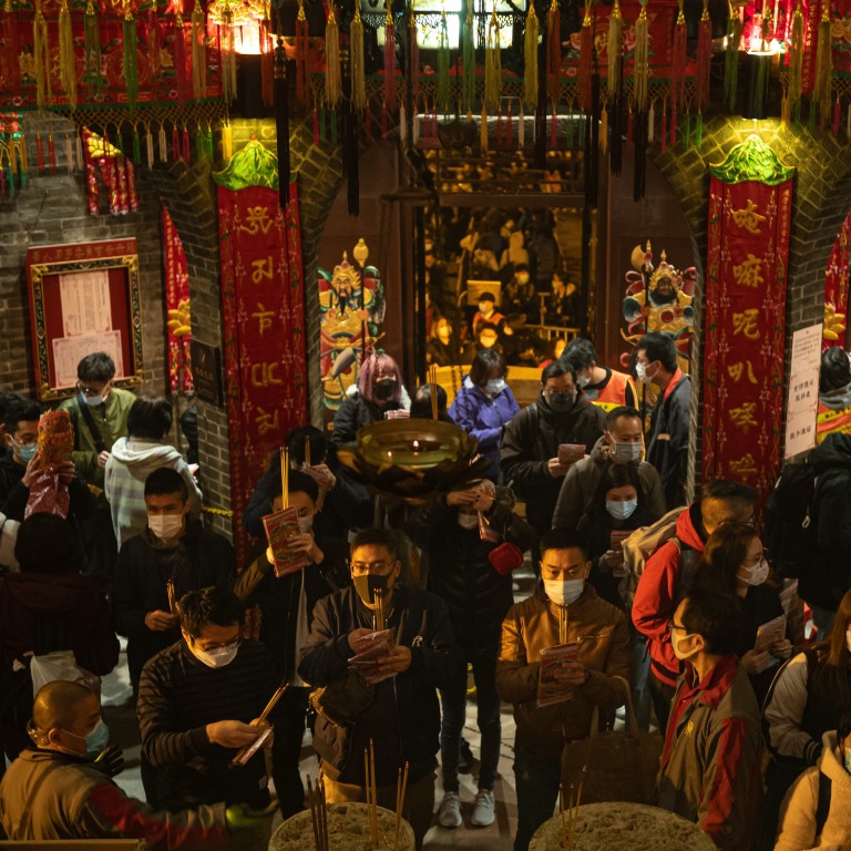 More people will be allowed to gather in Hong Kong’s temples and churches. Photo: Warton Li