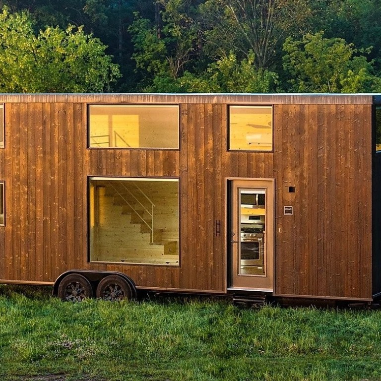 Escape Homes created the Escape One XL – a tiny home on wheels that can sleep up to eight people for US$69,800. Photos: Escape Homes
