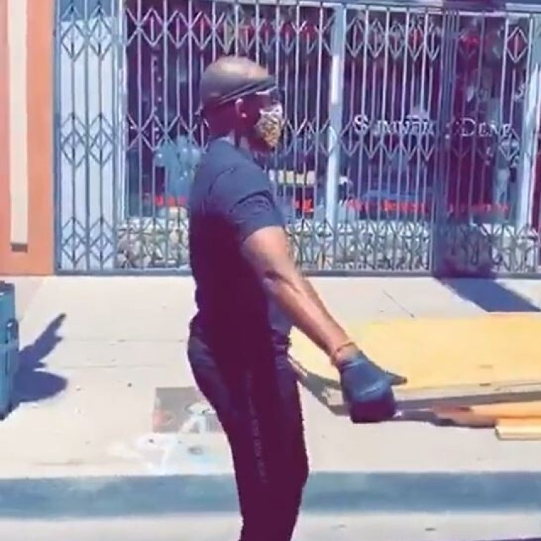 Ufc Jon Jones Helps Clean Up After Riots In Albuquerque Due To George Floyd Protests South China Morning Post