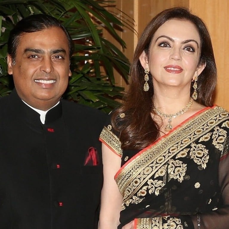 Team Ambani – the formidable Nita and husband Mukesh. Photo: @nita_ambani77/Instagram