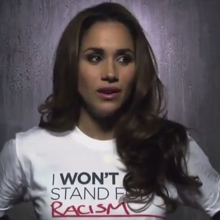 Meghan Markle as a young girl with family members. Photos: Instagram/YouTube