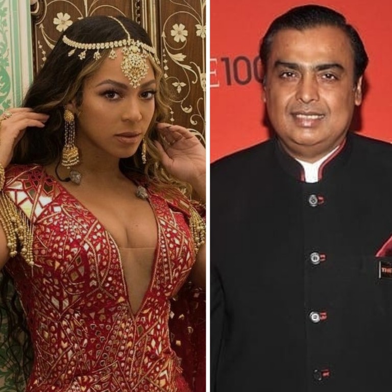 Beyoncé (left) and Priyanka Chopra (right) are part of the Ambani inner circle. Photos: Instagram/AFP