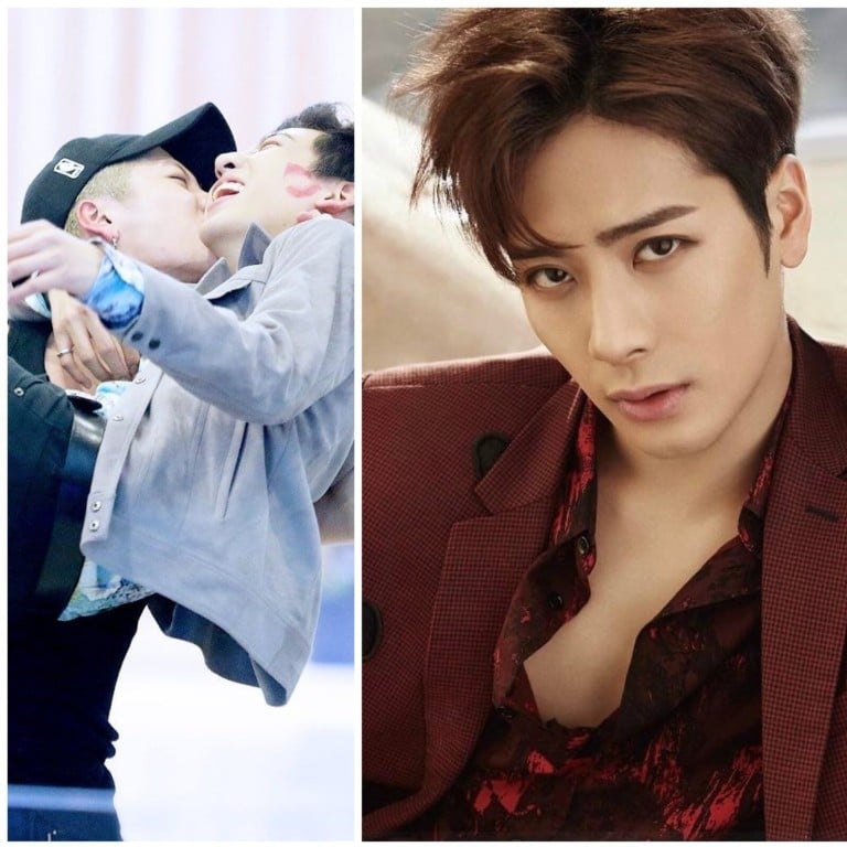 Five languages and great abs – Jackson has it all. Photos: Instagram/@jacksonwang852g7/@jacksonwang852_1601