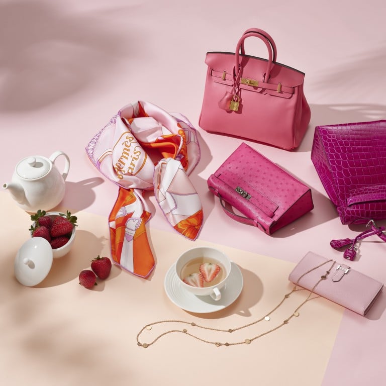 A series of Hermès designs are available for Christie's online-only auction. Photo: Christie's