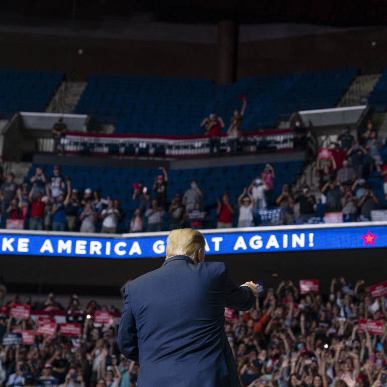 Empty seats, underwhelming crowd as Trump attempts campaign reboot at ...
