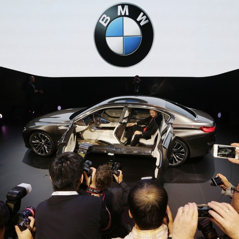 A BMW Vision Future Luxury concept car displayed during its world premiere at Auto China 2014. Photo: Reuters/Jason Lee