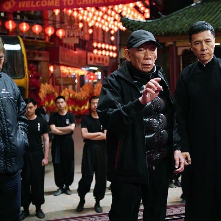 Yuen Woo-ping (left) and Donnie Yen (right) on the set of Ip Man 4. Photo: @movieipman4 / Instagram