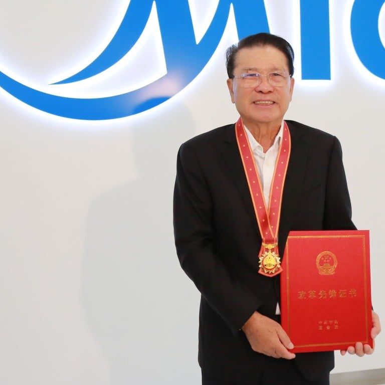 He Xiangjian, founder of Midea, during happier times. Photo: itouchtv.cn