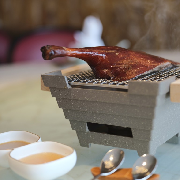 Roasted whole goose leg is one of the traditional dishes given a contemporary twist at Yung's Bistro. Photo: Tory Ho