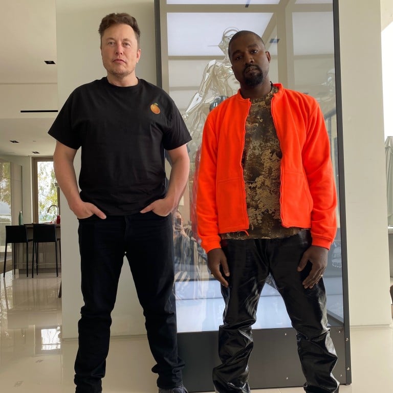 Strike a pose: Elon Musk and Kanye West bring the swagger to Twitter. Photo: @ye/ Twitter