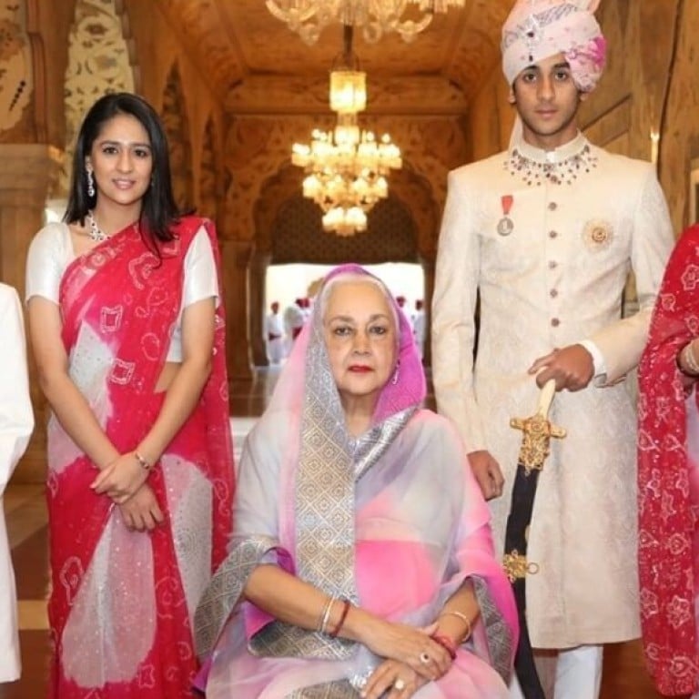 Maharaja Padmanabh Singh and the royal family of India’s Jaipur state. Photo: @royalfamilyjaipur/ Instagram