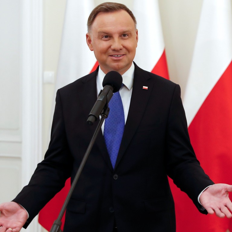 President Andrzej Duda Wins Cliffhanger Re Election In Poland South China Morning Post