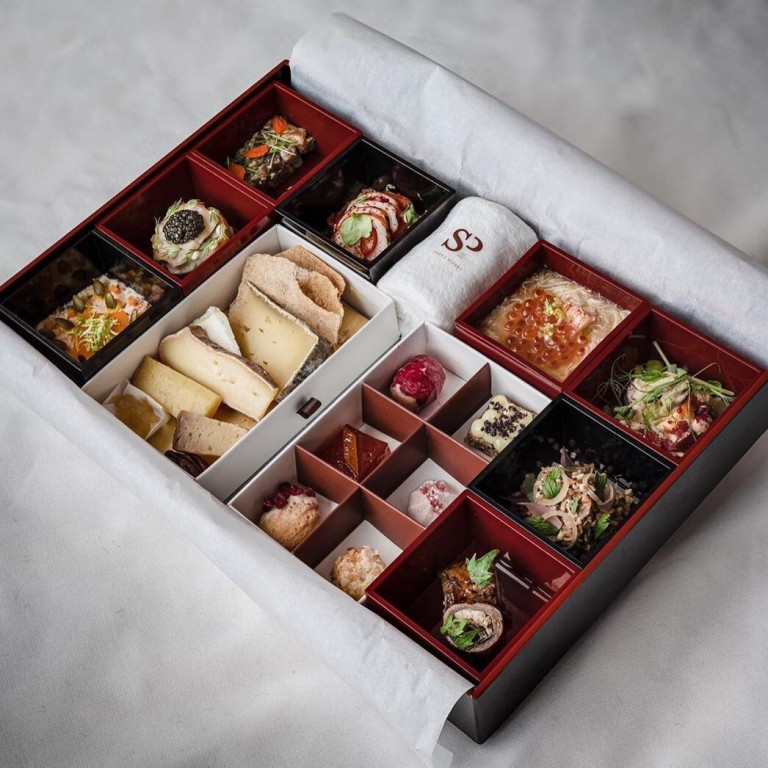 In Hong Kong, Saint Pierre will bring its two Michelin-star dishes to your home with Virtual Saint Pierre premium bento box. Photo: @saintpierresg/ Instagram