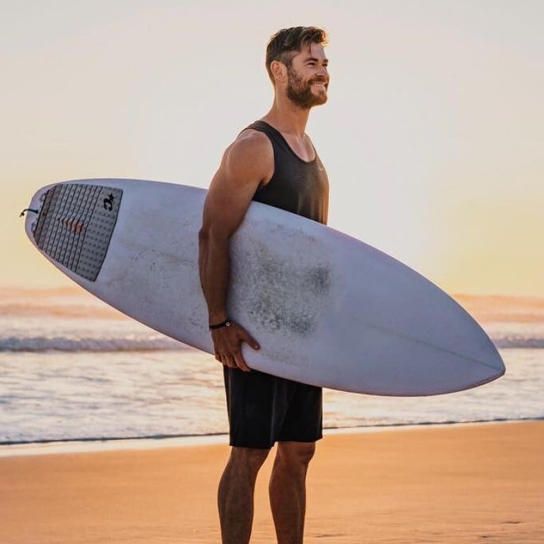 Hit the surf in style … like Chris Hemsworth. Photo: @chrishemsworth/Instagram