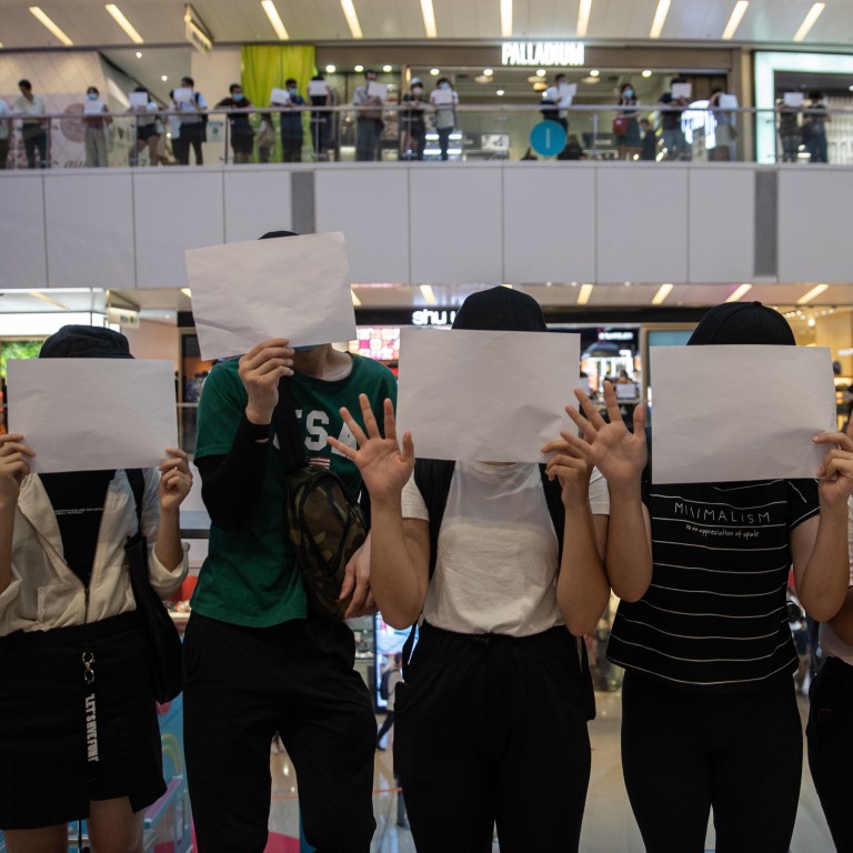 When Silence Speaks Louder Than Words In Hong Kong Blank Post Its And Pages Used To Convey Meaning South China Morning Post